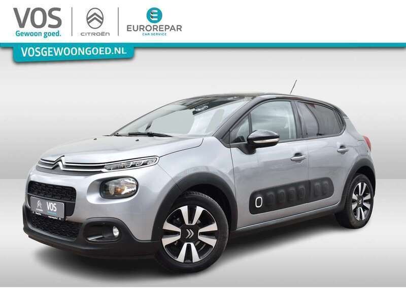Grijs Gebruikt 2019 Citroën C3 PureTech Hatchback | € 12.995 (Eerlijke prijs) - Afbeelding 1/4