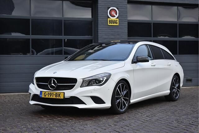 Wit Occasion 2015 Mercedes CLA180 Shooting Brake Ambition Stationwagen | € 16.950 (Super prijs) - Afbeelding 1/4