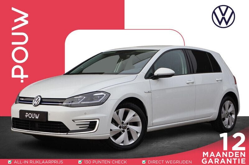 Wit Gebruikt 2020 VW e-Golf Hatchback | € 13.450 (Eerlijke prijs) - Afbeelding 1/4