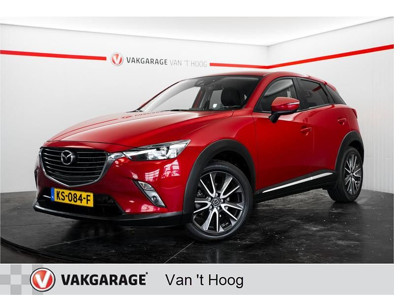 Rood Gebruikt 2016 Mazda CX-3 SUV | € 16.944 (Eerlijke prijs) - Afbeelding 1/4