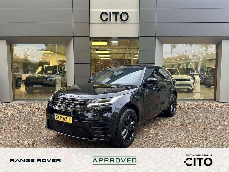 Santorini black metallic (zwart metallic)zwart Gebruikt 2024 Land Rover Range Rover Velar SE Dynamic SUV | € 72.950 - Afbeelding 1/4