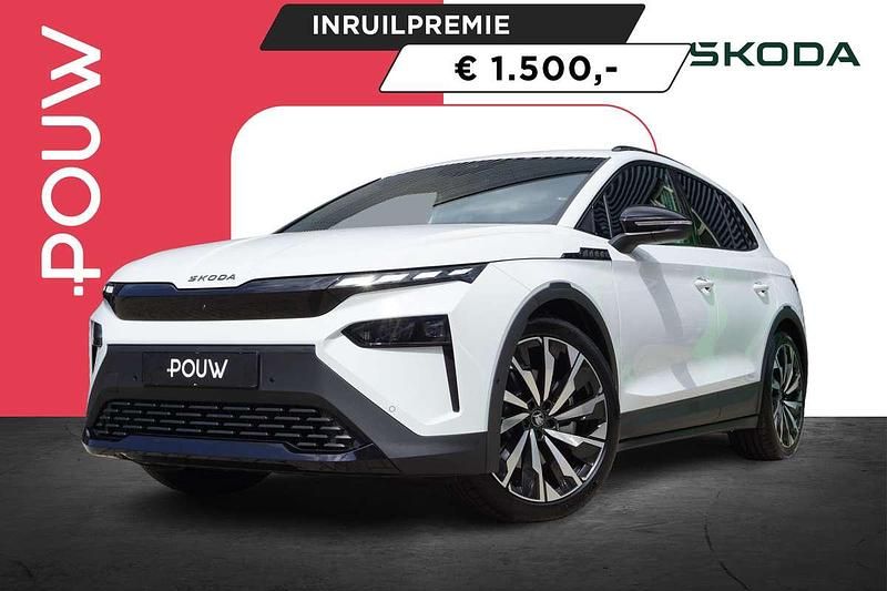 Wit, metallic lak Nieuw 2025 Skoda Elroq SportLine SUV | € 55.250 - Afbeelding 1/4