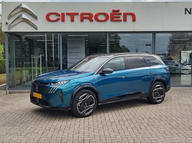 Blauw Gebruikt 2024 Peugeot e-5008 GTi SUV | € 42.740 - Afbeelding 1/4