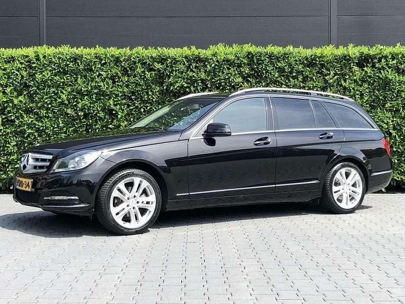 Zwart Gebruikt 2013 Mercedes C180 Avantgarde Stationwagen | € 7.950 (Super prijs) - Afbeelding 1/4
