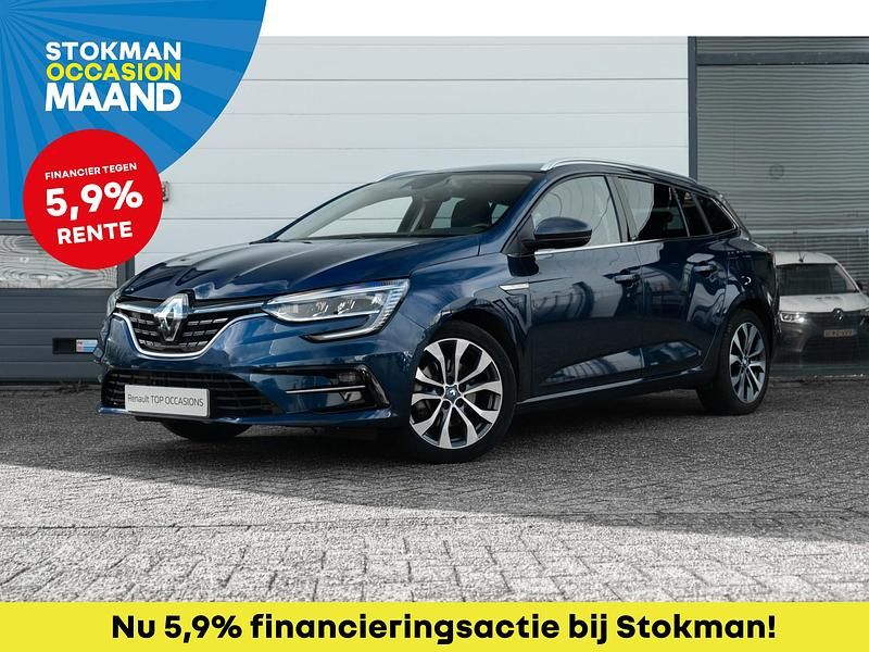 Blauw Gebruikt 2021 Renault Mégane GrandTour Edition One Stationwagen | € 18.900 (Eerlijke prijs) - Afbeelding 1/3