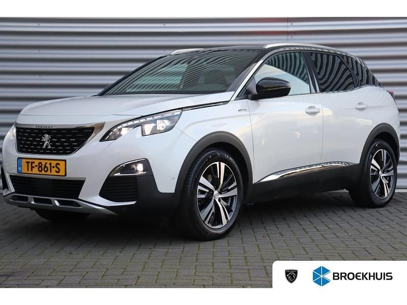 Wit Gebruikt 2018 Peugeot 3008 GT-line SUV | € 21.895 (Goede deal) - Afbeelding 1/4