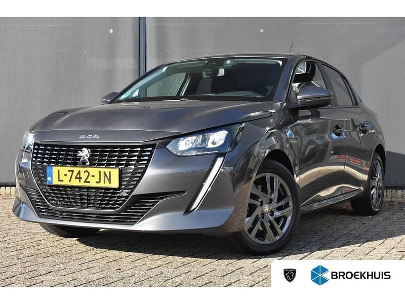 Grijs Gebruikt 2021 Peugeot 208 Active Hatchback | € 16.400 (Eerlijke prijs) - Afbeelding 1/4