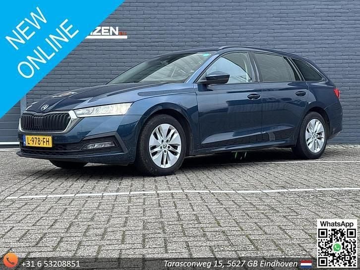 Blauw Gebruikt 2021 Skoda Octavia Business Line Stationwagen | € 10.750 (Goede deal) - Afbeelding 1/4