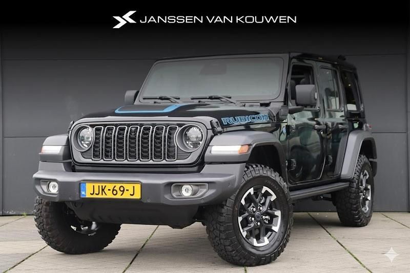 Zwart Nieuw 2025 Jeep Wrangler Unlimited Rubicon SUV | € 83.885 (Eerlijke prijs) - Afbeelding 1/4