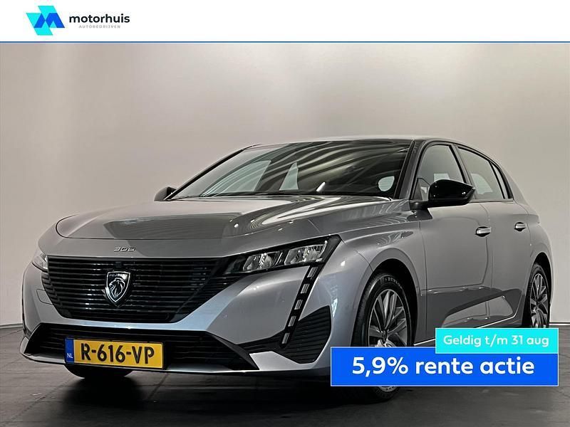 Grijs Gebruikt 2022 Peugeot 308 Business-Line Hatchback | € 20.390 (Eerlijke prijs) - Afbeelding 1/4