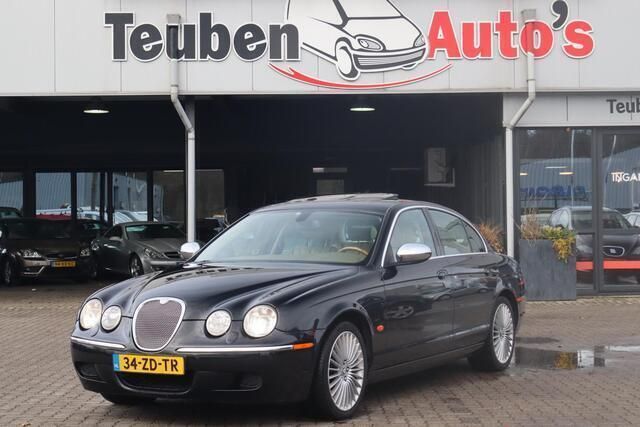 Zwart Gebruikt 2008 Jaguar S-Type Executive Sedan | € 3.985 (Eerlijke prijs) - Afbeelding 1/4