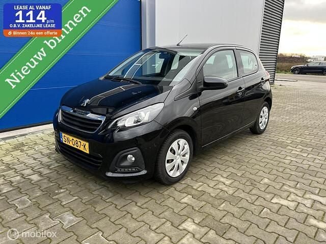 Zwart Gebruikt 2018 Peugeot 108 Active Top Hatchback | € 6.250 (Eerlijke prijs) - Afbeelding 1/4