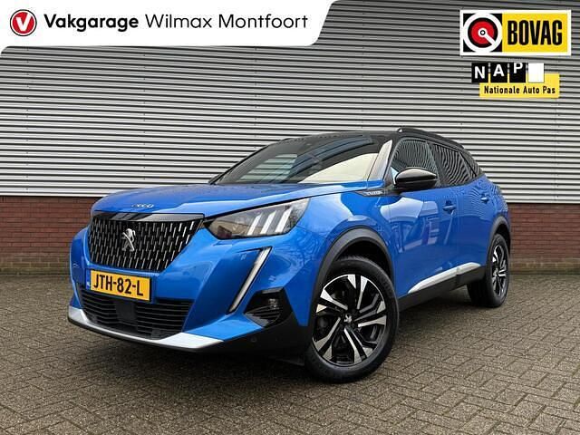 Blauw Occasion 2020 Peugeot 2008 GT-line SUV | € 16.950 (Eerlijke prijs) - Afbeelding 1/4