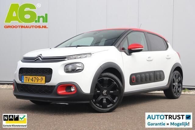 Blanc banquise Gebruikt 2018 Citroën C3 PureTech Hatchback | € 7.900 (Eerlijke prijs) - Afbeelding 1/4