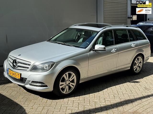 Grijs Gebruikt 2013 Mercedes C220 Elegance Stationwagen | € 5.949 (Eerlijke prijs) - Afbeelding 1/4