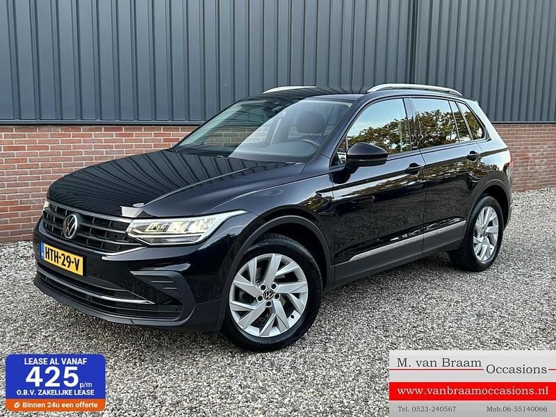Zwart Gebruikt 2021 VW Tiguan Business SUV | € 26.495 (Super prijs) - Afbeelding 1/4