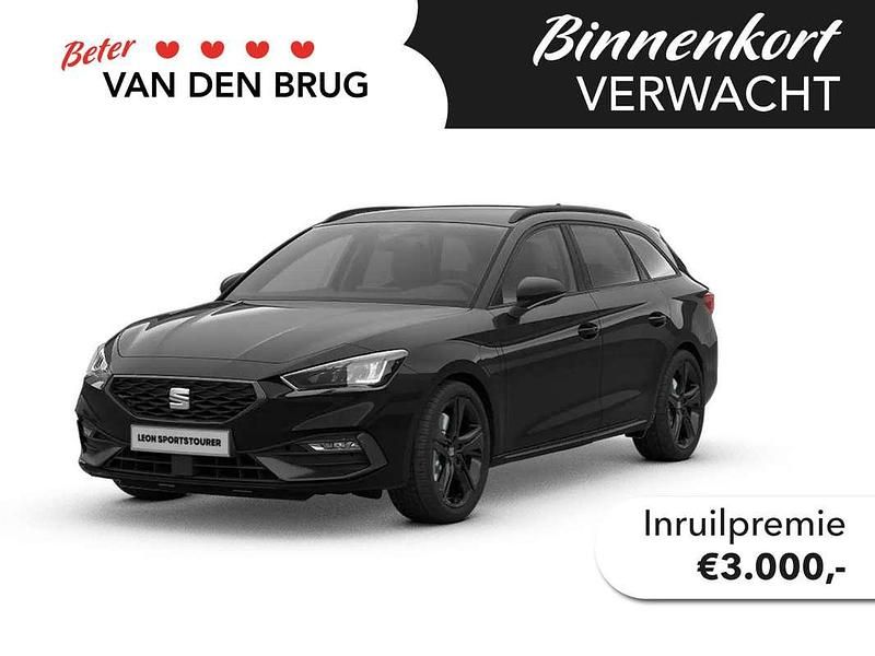 Zwart Nieuw 2025 Seat Leon Business Stationwagen | € 41.900 (Eerlijke prijs) - Afbeelding 1/3