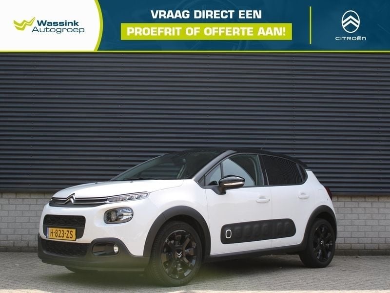 Wit Gebruikt 2020 Citroën C3 Shine Hatchback | € 13.435 (Eerlijke prijs) - Afbeelding 1/4