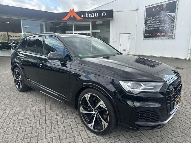 Zwart Gebruikt 2022 Audi Q7 S-Line SUV | € 84.950 - Afbeelding 1/3