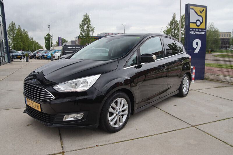 Zwart Gebruikt 2015 Ford C-MAX Titanium MPV | € 9.946 (Eerlijke prijs) - Afbeelding 1/4