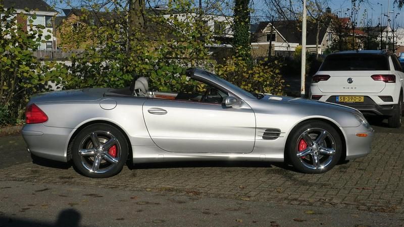 Grijs Occasion 2003 Mercedes SL500 Cabriolet | € 17.500 (Iets duurder) - Afbeelding 1/4