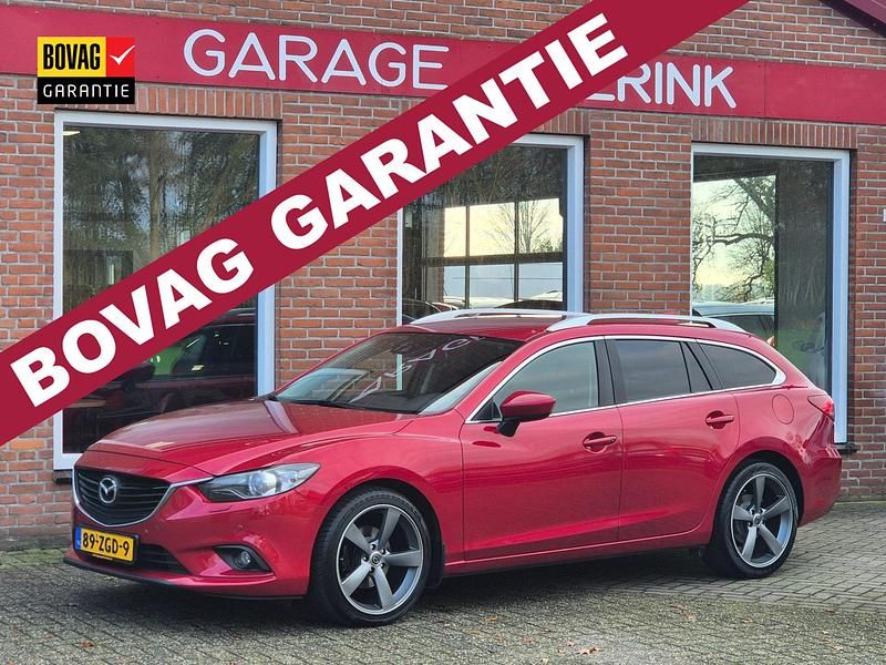 Rood Gebruikt 2012 Mazda 6 Stationwagen | € 10.500 (Duur) - Afbeelding 1/4