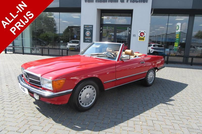 Rood Gebruikt 1986 Mercedes 560 Cabriolet | € 34.950 - Afbeelding 1/4