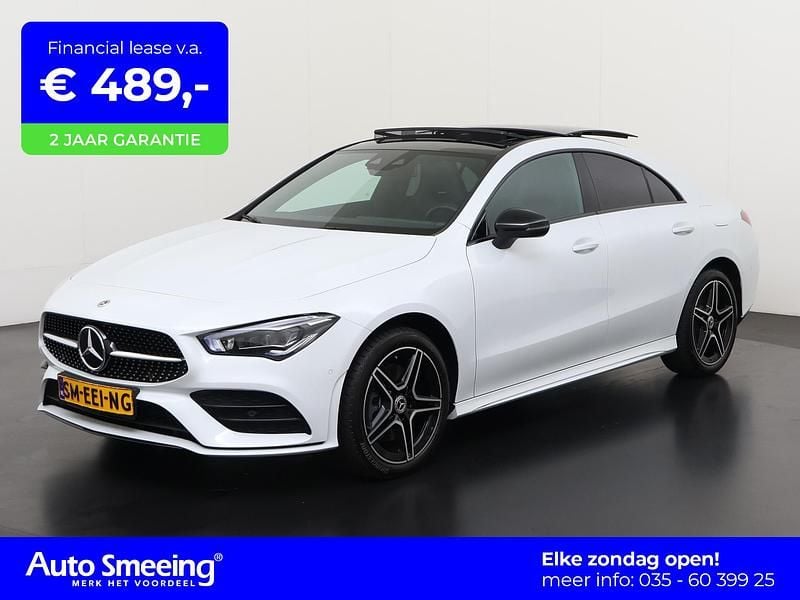 Wit Gebruikt 2023 Mercedes CLA250e AMG Sedan | € 38.895 (Super prijs) - Afbeelding 1/4