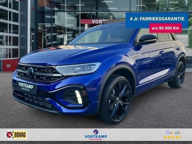 Blauw, metallic lak Nieuw 2025 VW T-Roc R-line SUV | € 45.995 (Eerlijke prijs) - Afbeelding 1/4