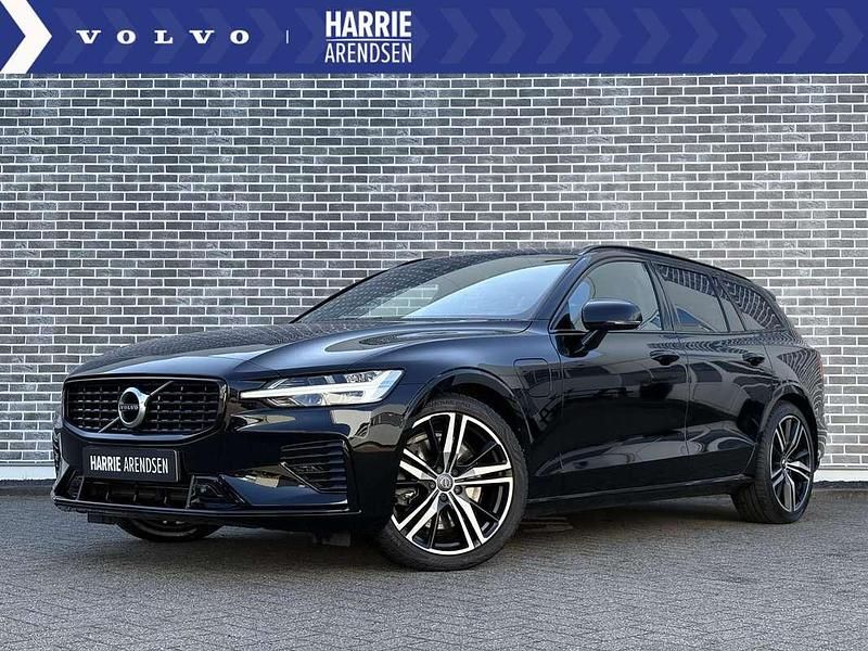 Zwart Gebruikt 2021 Volvo V60 R-Design Stationwagen | € 37.899 (Eerlijke prijs) - Afbeelding 1/4