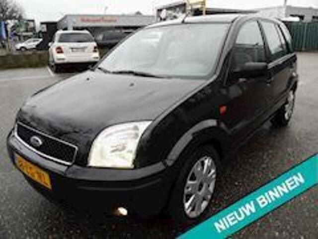Occasion Ford Fusion 80 PK (58 kW) 2003 Zwart (metallic) Hatchback