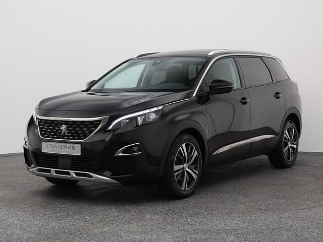 Zwart Gebruikt 2017 Peugeot 5008 Allure MPV | € 18.700 (Super prijs) - Afbeelding 1/4