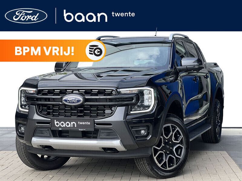 Zwart Nieuw 2024 Ford Ranger Wildtrack Pickup | € 56.850 (Goede deal) - Afbeelding 1/4