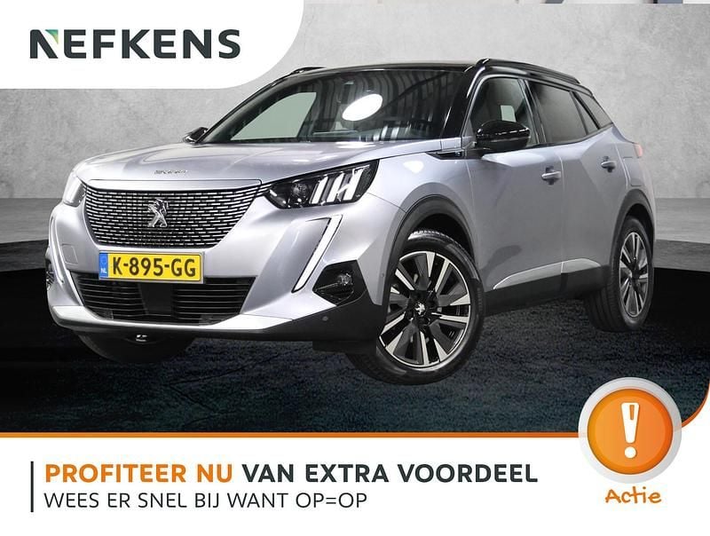 Grijs Gebruikt 2020 Peugeot e-2008 GTi SUV | € 16.925 (Eerlijke prijs) - Afbeelding 1/4