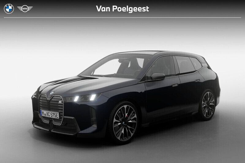 Nieuw BMW iX Comfort Edition 484 kW (659 PK) 2025 M carbonschwarz metallic (zwart metallic) SUV