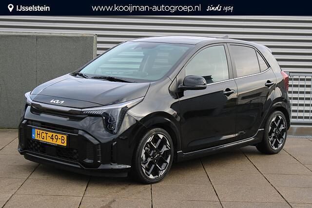 Zwart Occasion 2025 Kia Picanto GT-Line Hatchback | € 21.995 (Iets duurder) - Afbeelding 1/4