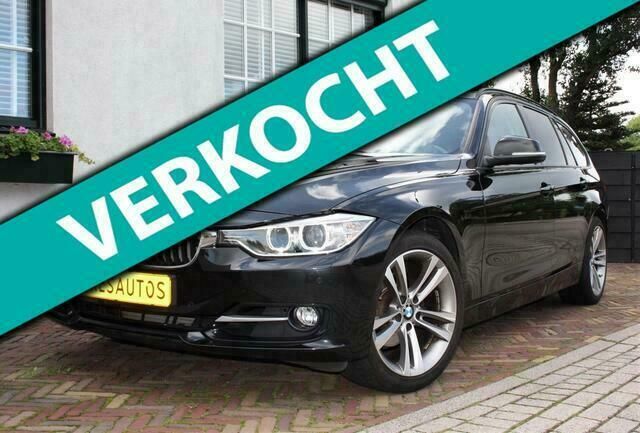 Zwart Gebruikt 2015 BMW 320 Sport Line Stationwagen | € 20.999 (Eerlijke prijs) - Afbeelding 1/4
