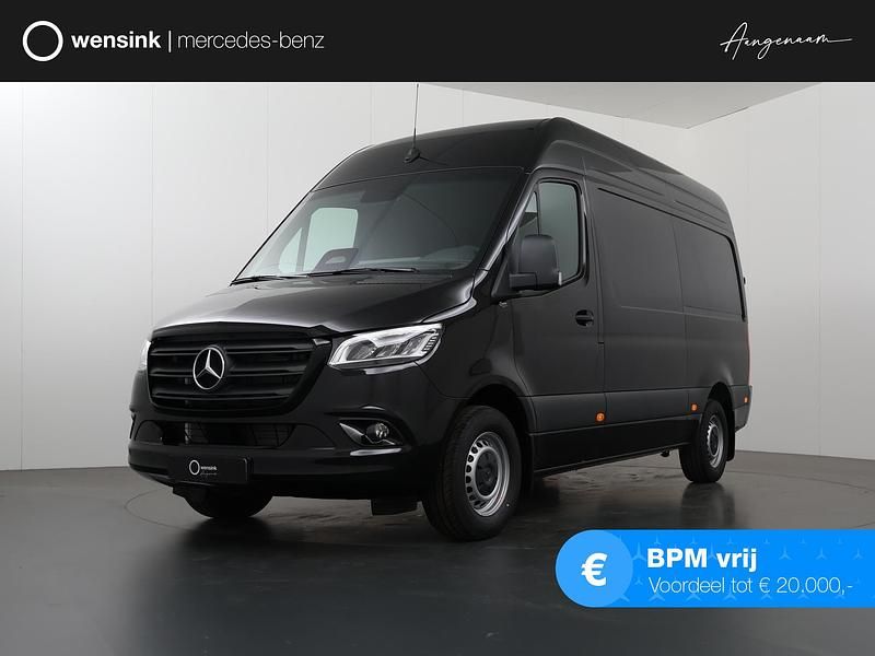 Zwart Nieuw 2024 Mercedes Sprinter Van | € 60.985 - Afbeelding 1/4