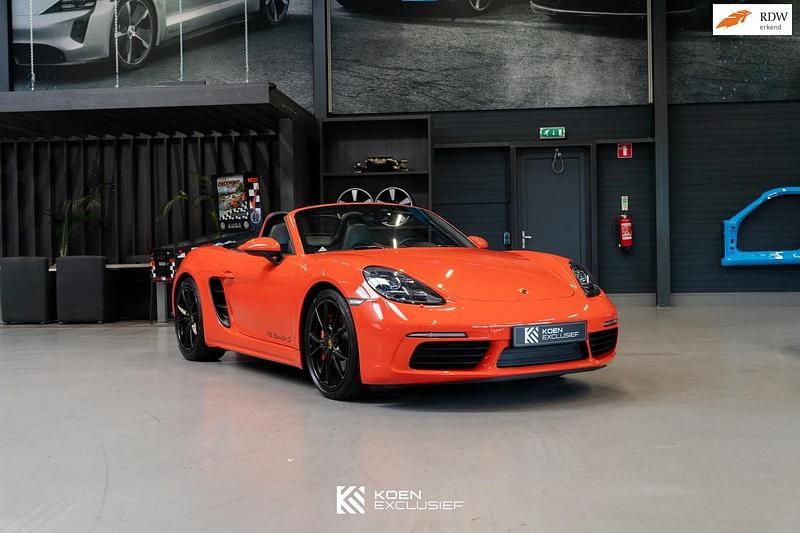 Oranje Gebruikt 2017 Porsche 718 Boxster S Sport Cabriolet | € 62.500 - Afbeelding 1/4