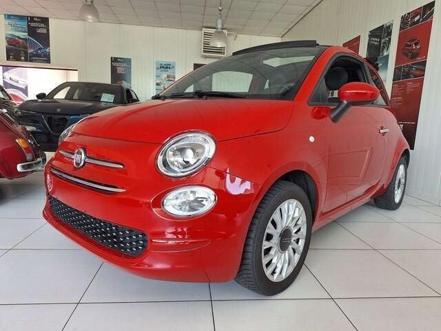 Rood Gebruikt 2020 Fiat 500C Lounge Cabriolet | € 11.900 (Super prijs) - Afbeelding 1/4