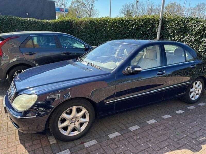 Blauw Gebruikt 2003 Mercedes S430 Sedan | € 4.500 - Afbeelding 1/3