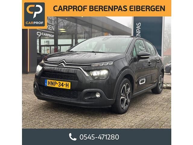 Zwart (metallic) Occasion 2022 Citroën C3 Feel Hatchback | € 11.950 (Eerlijke prijs) - Afbeelding 1/4