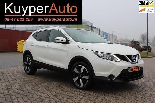 Wit Occasion 2016 Nissan Qashqai Tekna SUV | € 9.400 (Goede deal) - Afbeelding 1/4