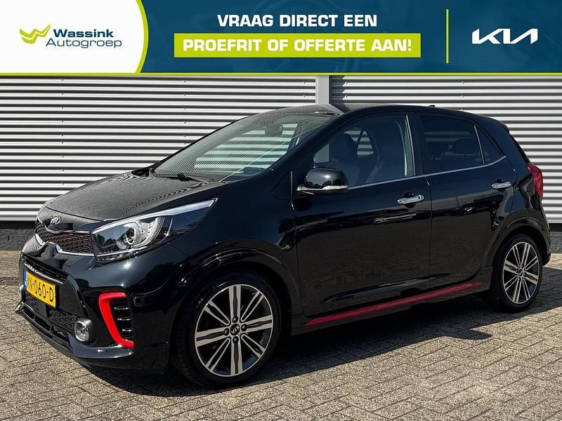 Zwart Gebruikt 2019 Kia Picanto GT-Line Hatchback | € 14.290 (Eerlijke prijs) - Afbeelding 1/4