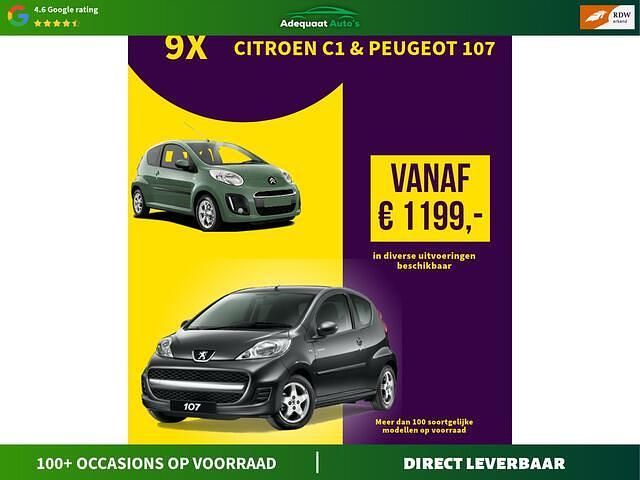 Zwart Occasion 2010 Toyota Aygo Comfort Hatchback | € 1.999 (Super prijs) - Afbeelding 1/4