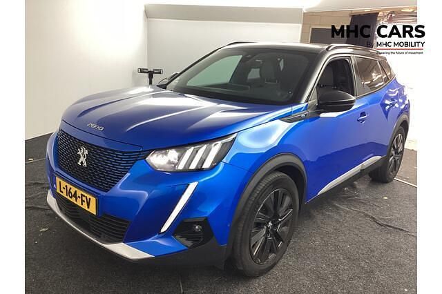 Blauw Gebruikt 2020 Peugeot e-2008 GT SUV | € 14.300 (Eerlijke prijs) - Afbeelding 1/4