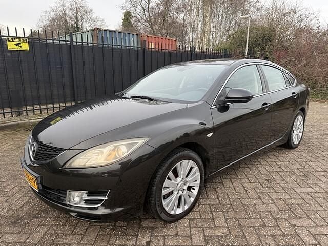Zwart Occasion 2008 Mazda 6 Touring Hatchback | € 2.450 (Eerlijke prijs) - Afbeelding 1/4