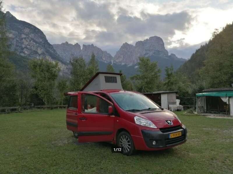 Rood Gebruikt 2010 Peugeot Expert Van | € 9.500 - Afbeelding 1/4