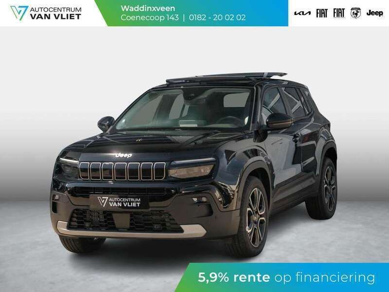 Volcano black 601 Nieuw 2025 Jeep Avenger Summit SUV | € 38.490 (Eerlijke prijs) - Afbeelding 1/4