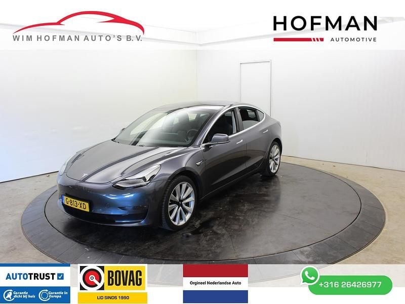 Grijs Occasion 2019 Tesla Model 3 Long Range AWD Sedan | € 20.795 (Eerlijke prijs) - Afbeelding 1/4